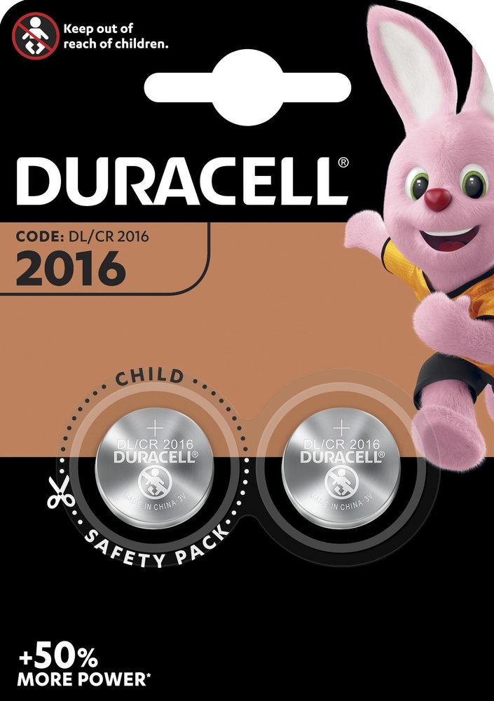 DL2016 Duracell Electronics Batterie