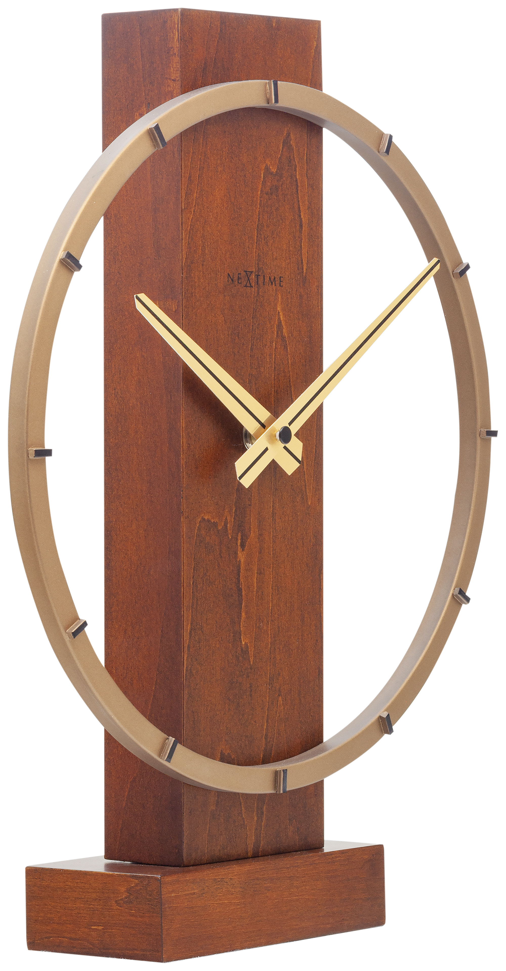Nextime Wand/Tischuhr Carl Small 5226BR