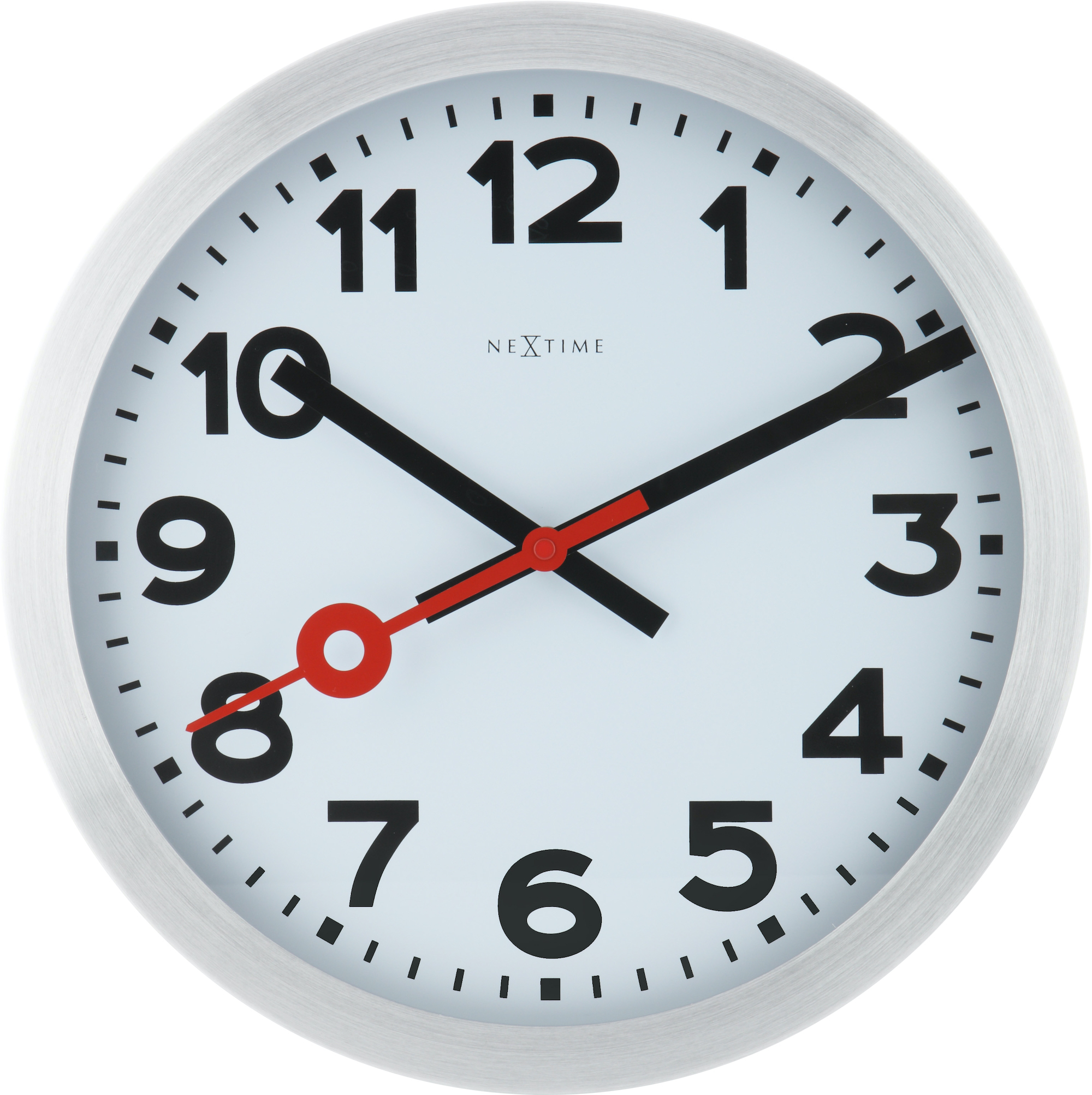 Nextime Quarz-Wanduhr Station 3999AR, Ø = 35cm