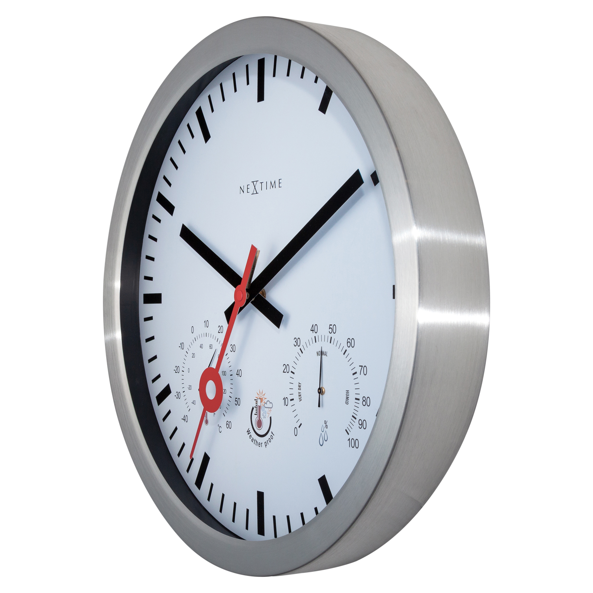 Nextime Weather 4307ST Station Clock Clematis