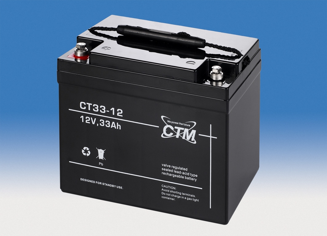 CT33-12 CTM Blei Gitter-Vließ-Batterie