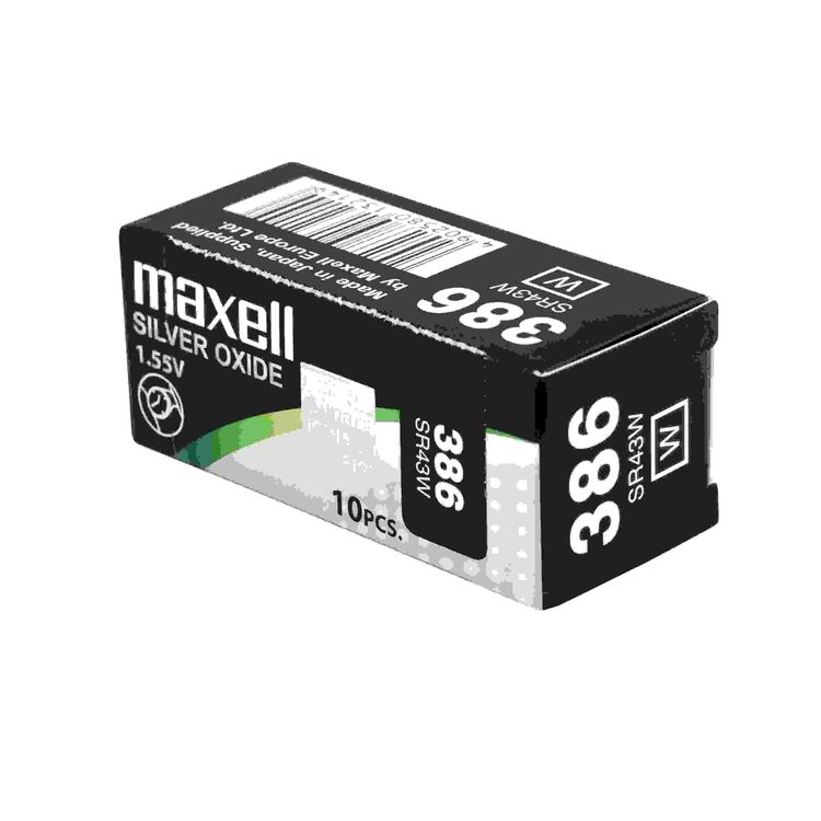 386 Maxell Uhrenbatterie