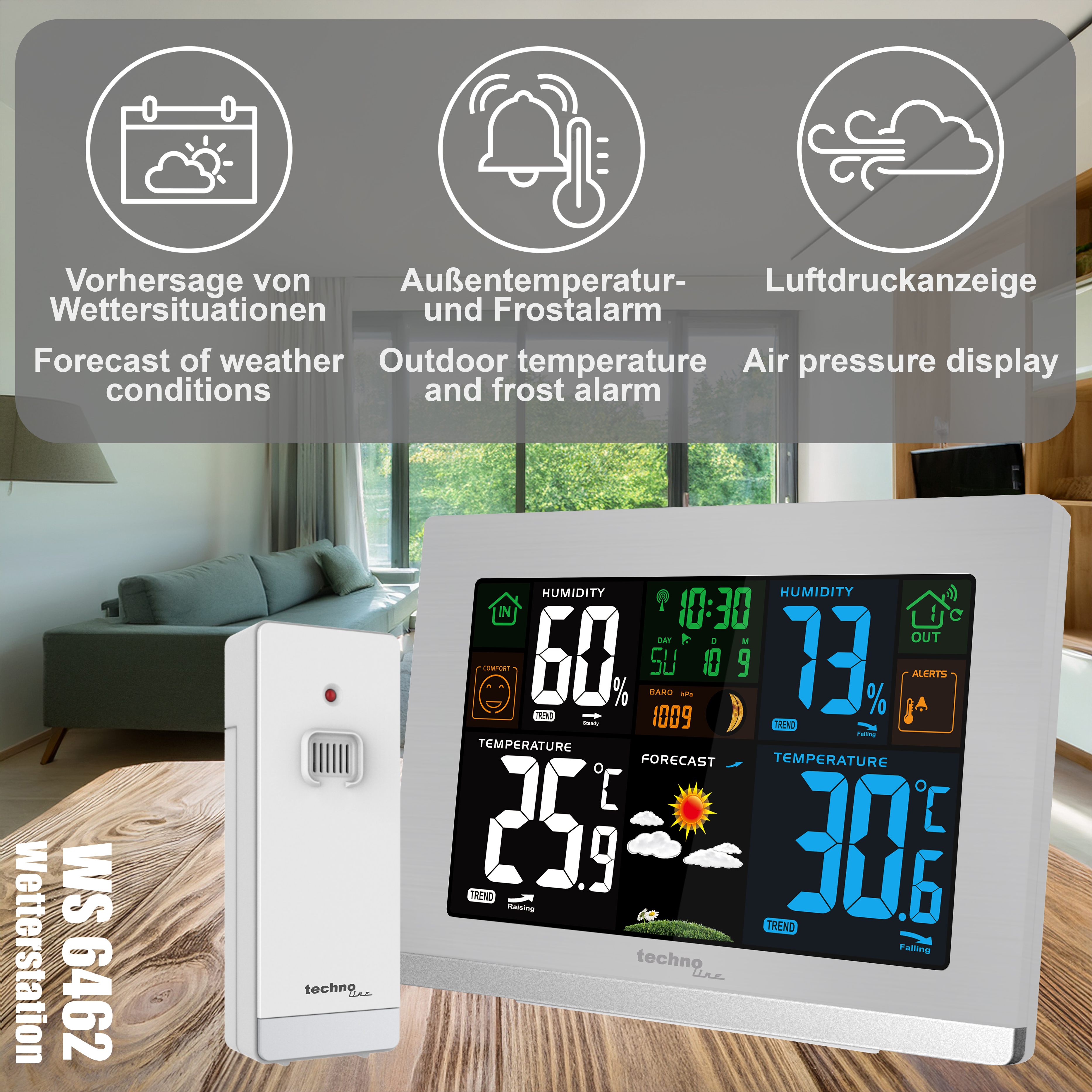 WS 6462  technoline Wetterstation