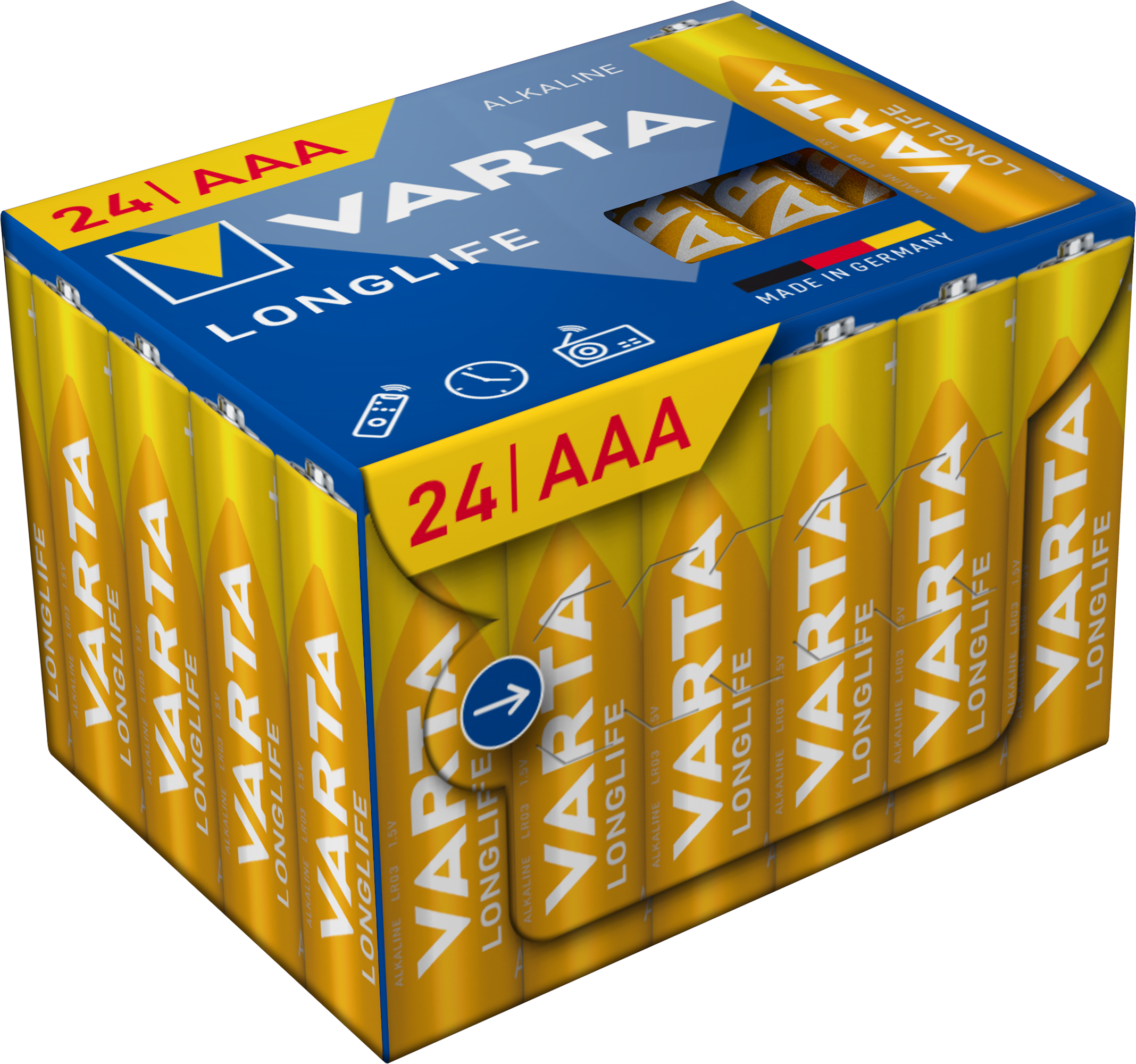 V4103 Varta Longlife  Batterie AAA Cube 24