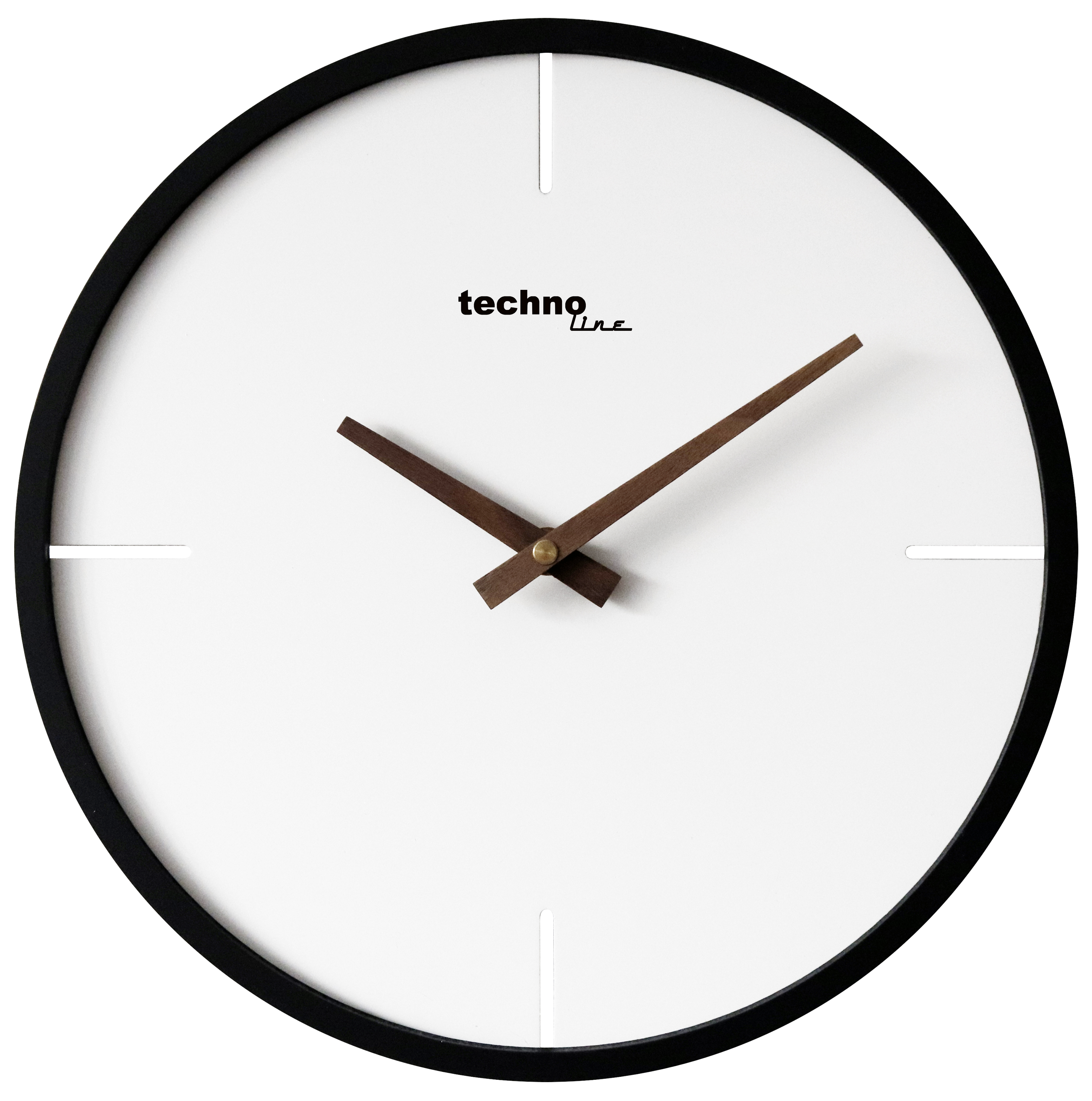 WT 4130 technoline Quarz-Wanduhr, Ø=30cm