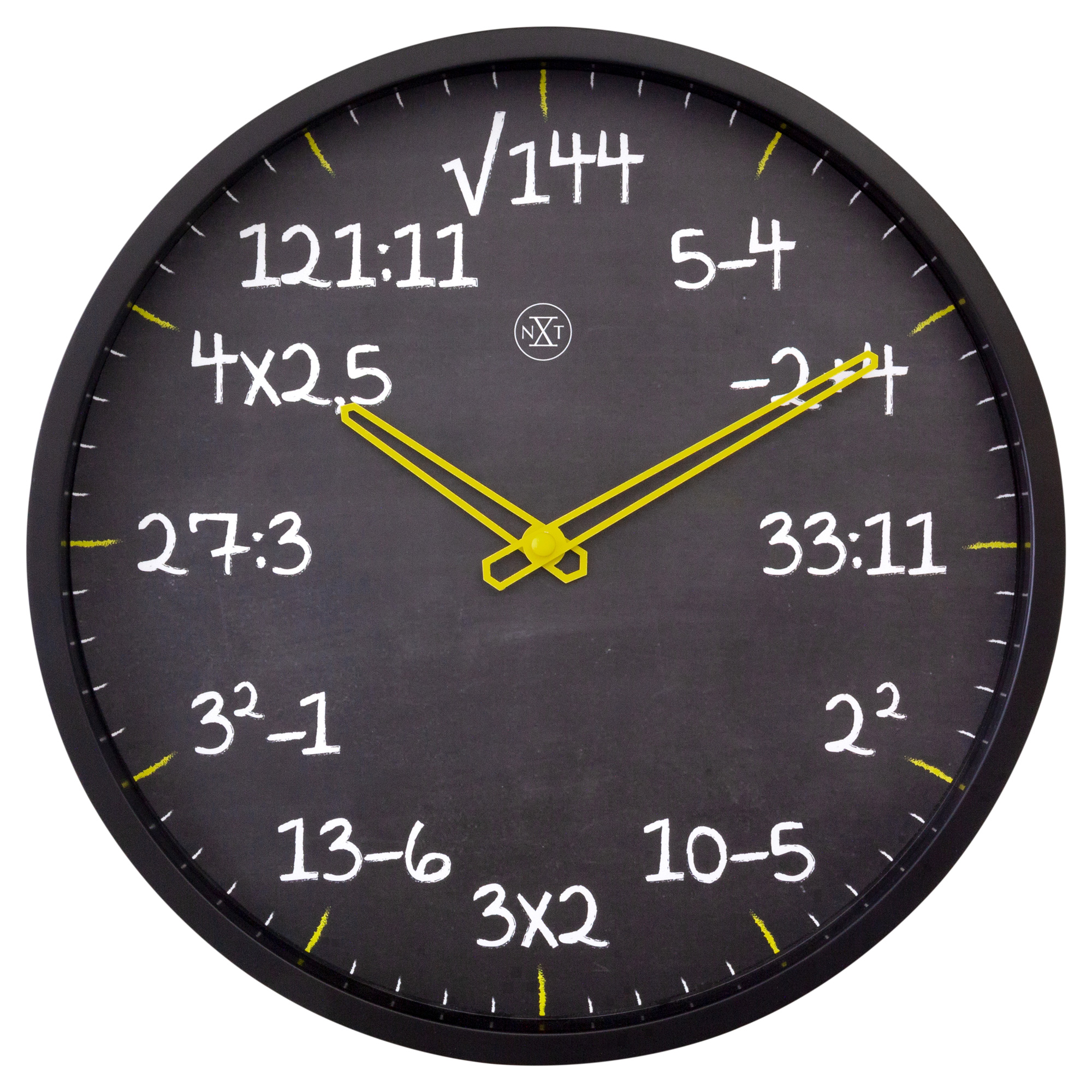 Nextime Wanduhr 7363ZW Maths, Ø = 30cm