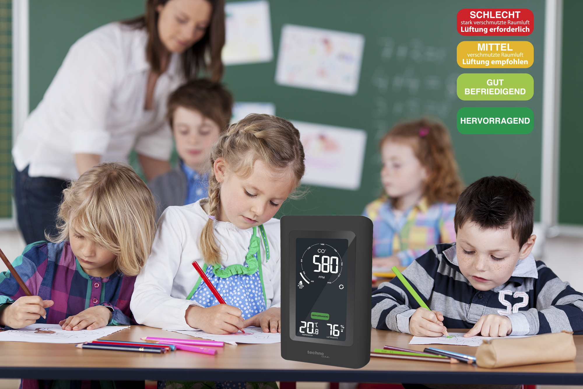 WL 1030 technoline CO2-Messgerät