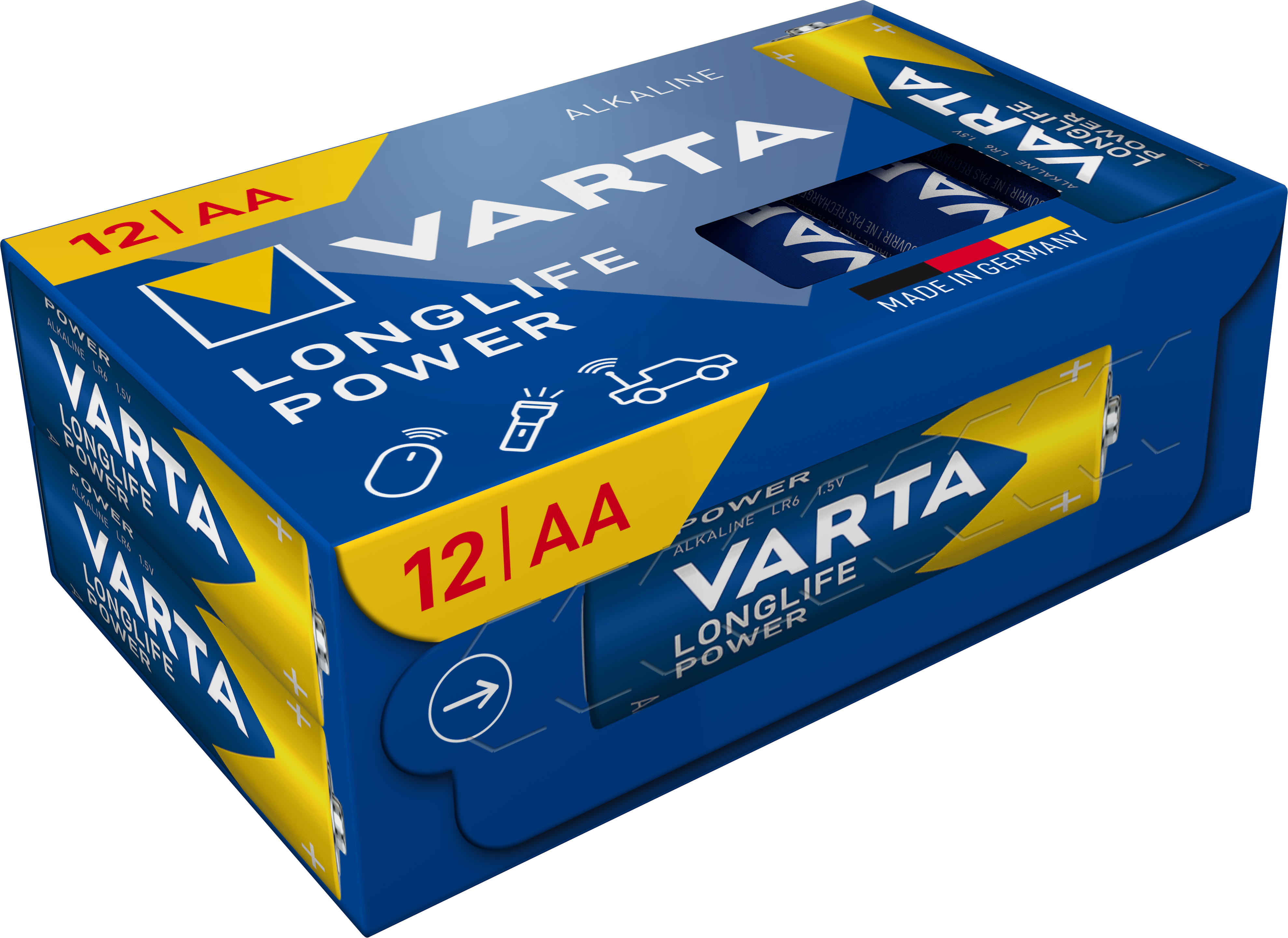 V4906 Varta Longlife Power  Batterie AA  Cube 12