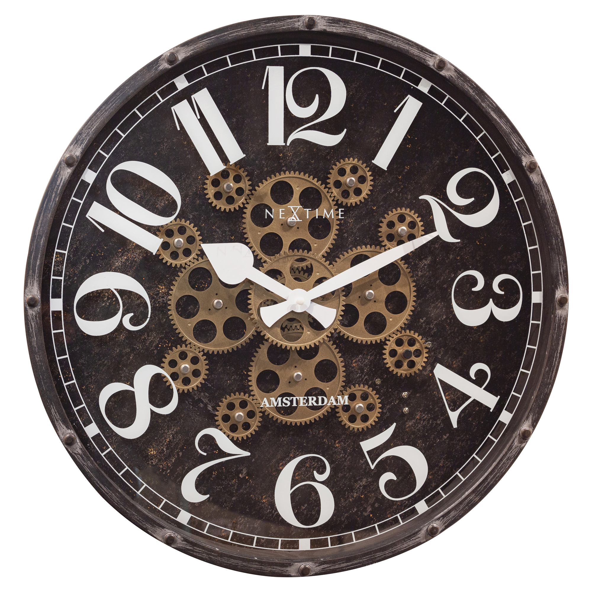 Nextime Wanduhr 3282ZW Henry, Ø = 50cm