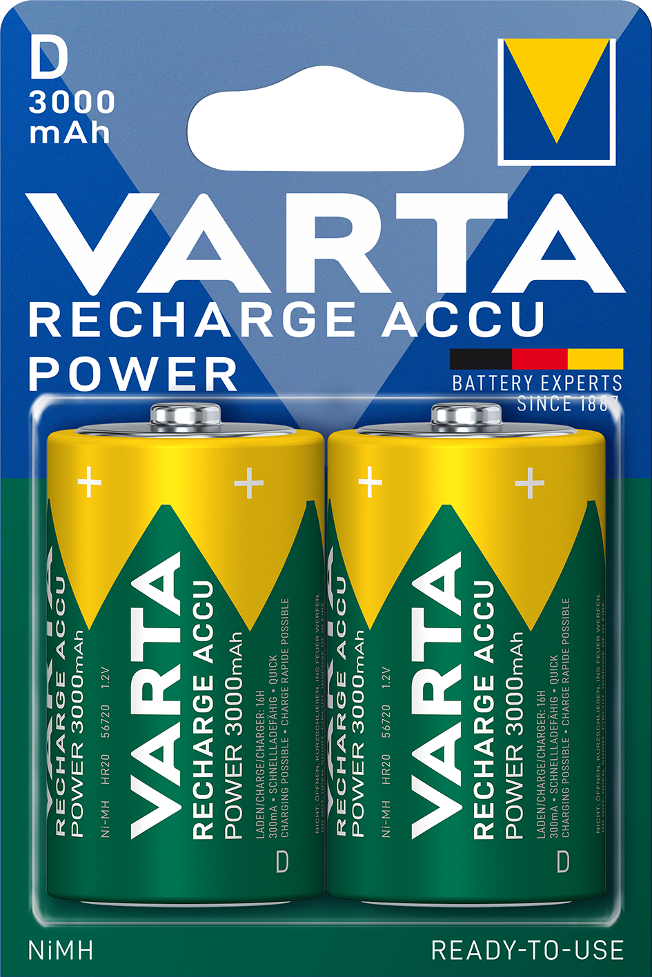 V56720 Varta Recharge Accu Power 2er Blister