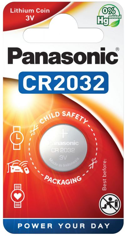 CR2032  Panasonic Electronic Batterie, 1er Blister
