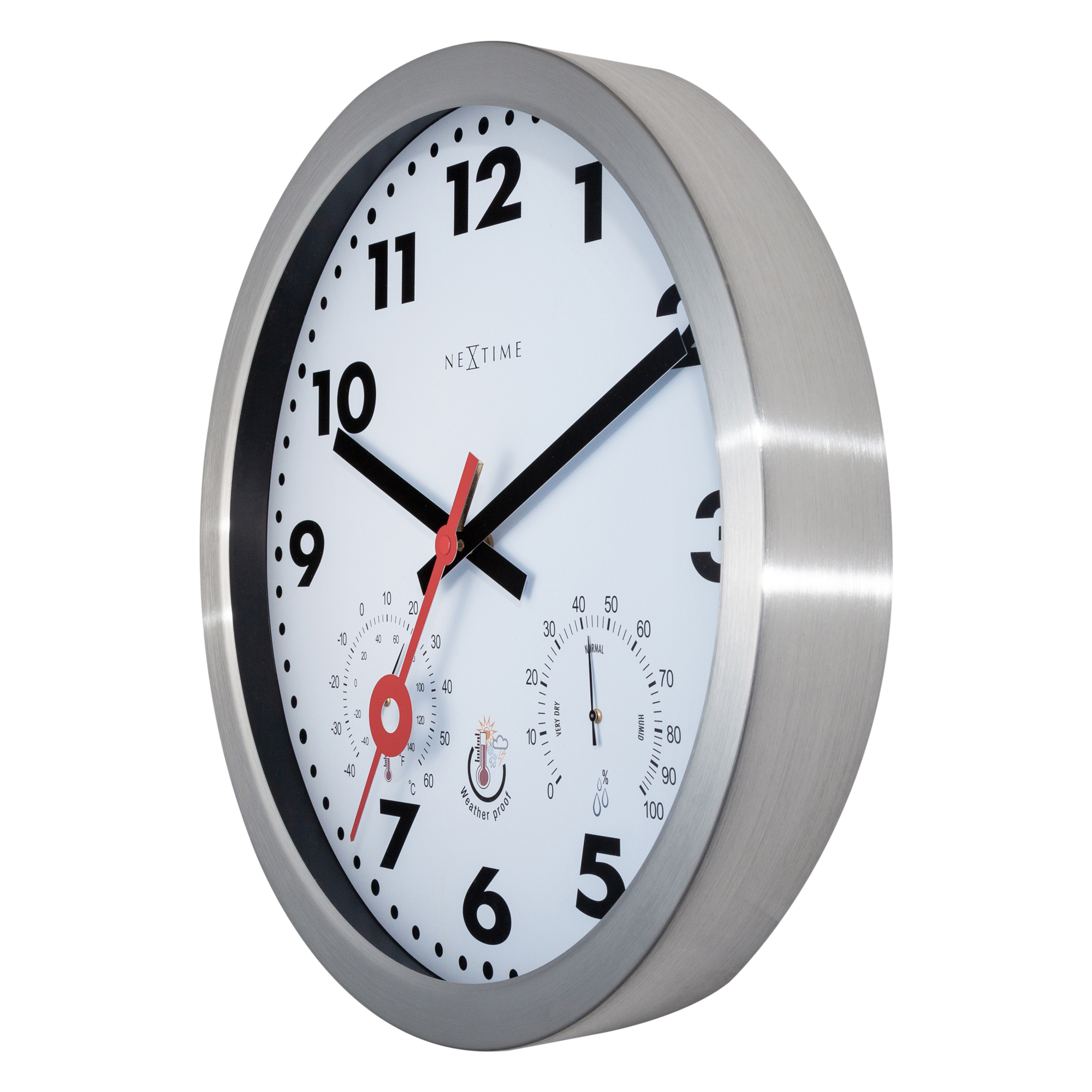 Nextime Weather 4307AR Station Clock Clematis