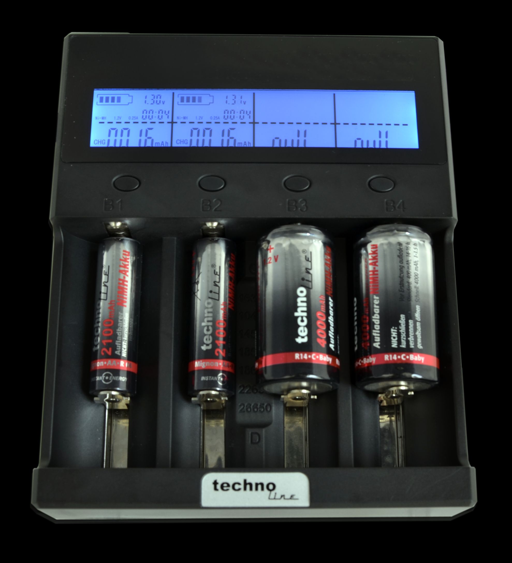 BC3500-1 BC3500 technoline intelligent charger für Li-Ion Akkus 3,7V