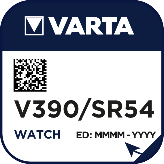 V390 Varta Uhrenbatterie