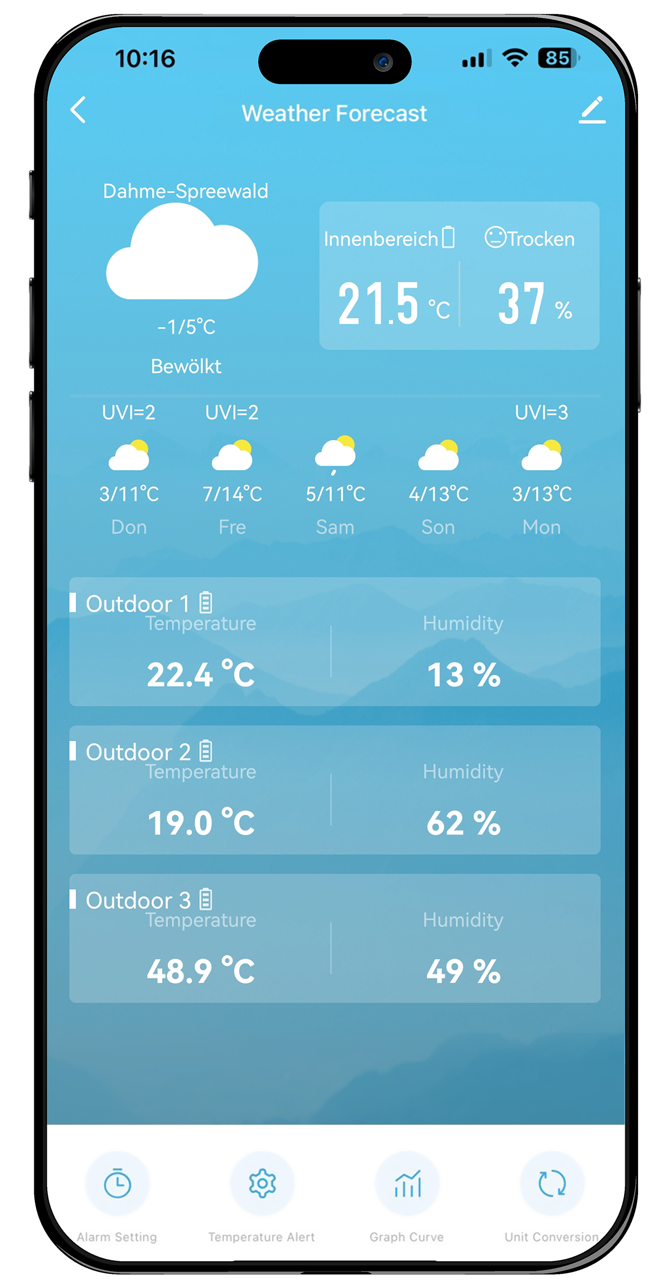 WD 3000 technoline Wetterstation