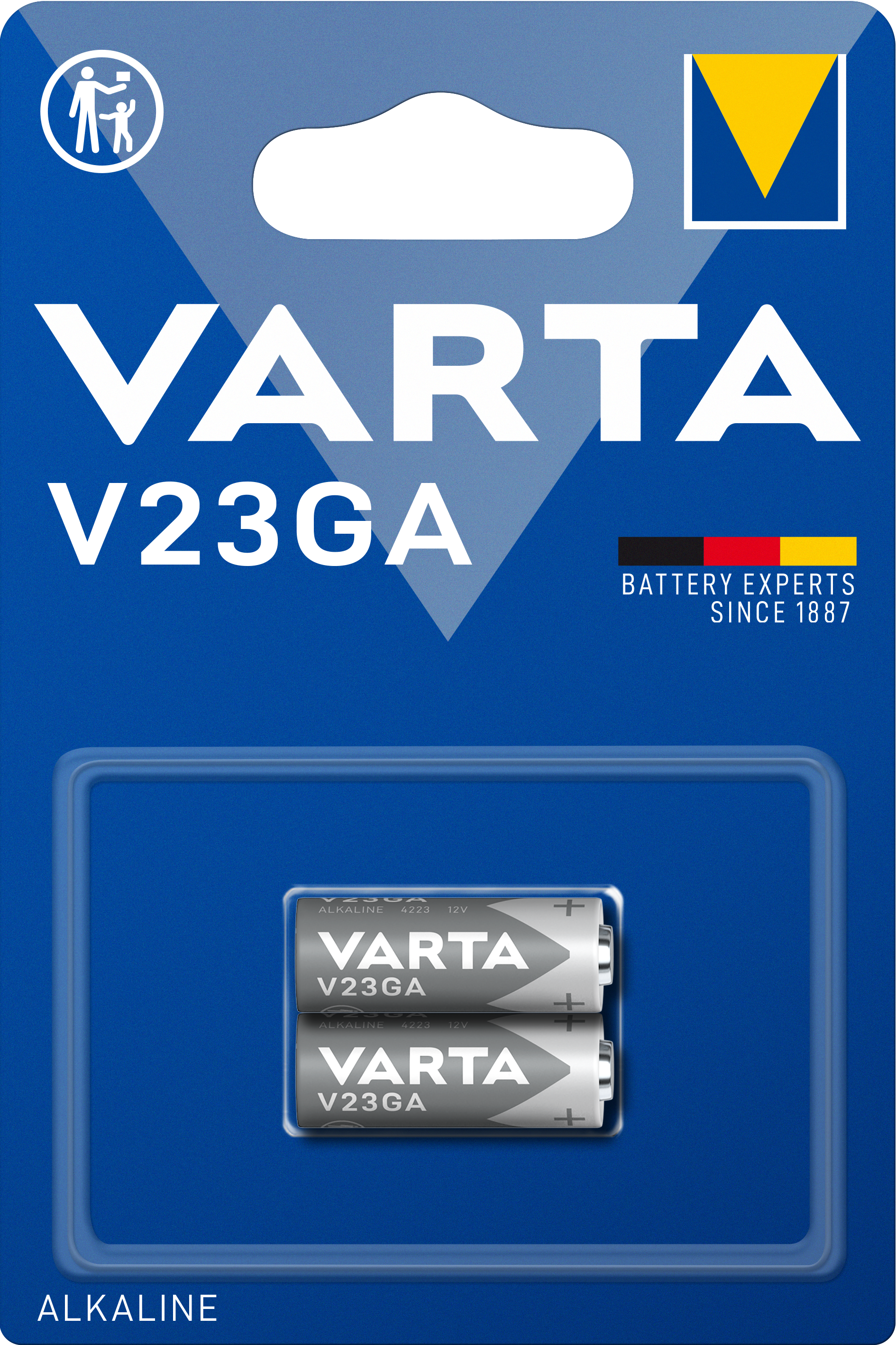 V23GA Varta Electronic-Batterie 2er Blister