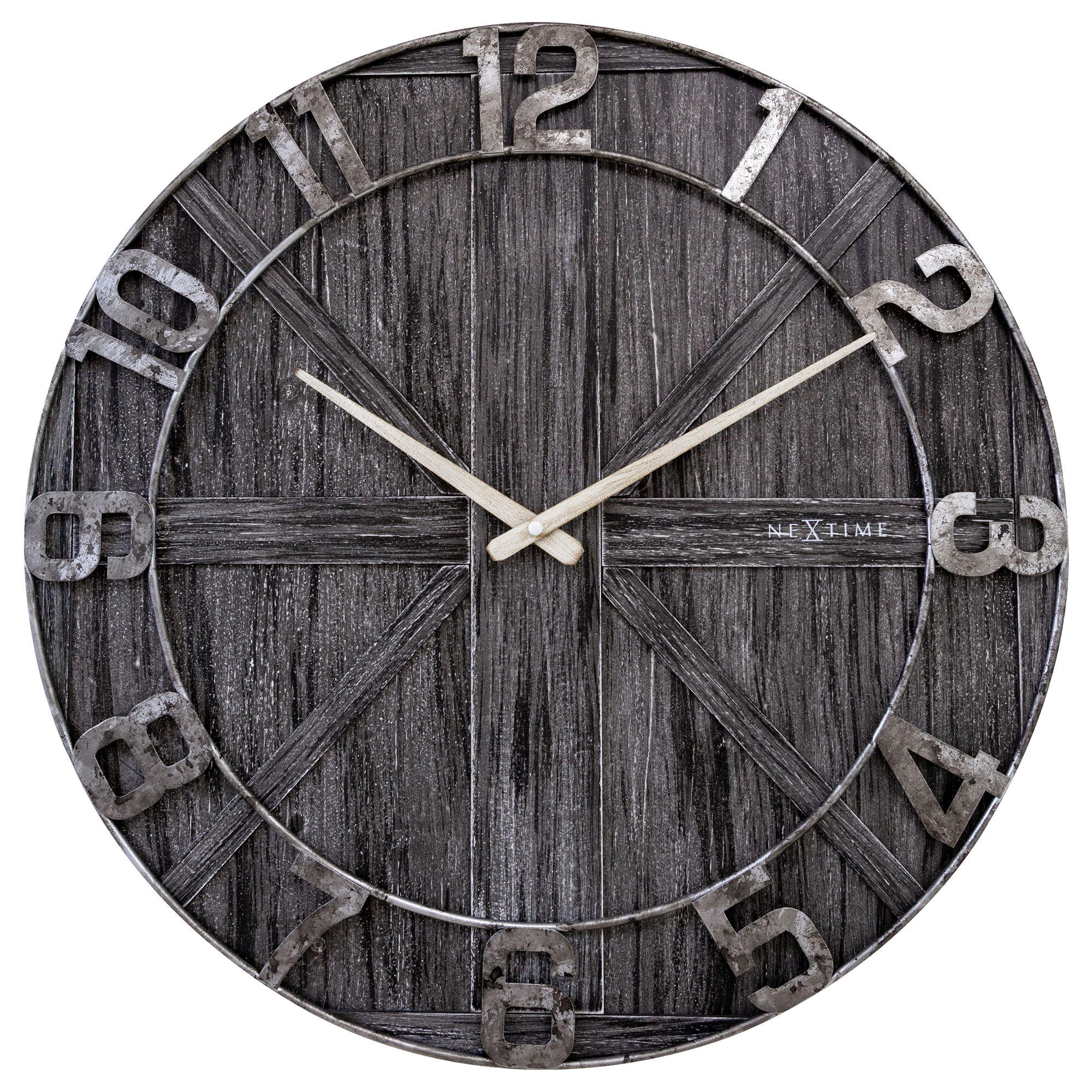 Nextime Wanduhr 3276ZW York, Ø = 50cm