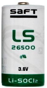 LS26500 Saft Lithium Rundzelle 3,6V, Größe C/Baby/R14