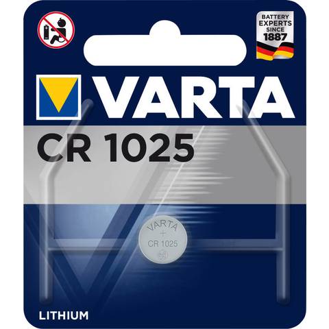 CR1025 Varta Electronic-Batterie, 1er Blister