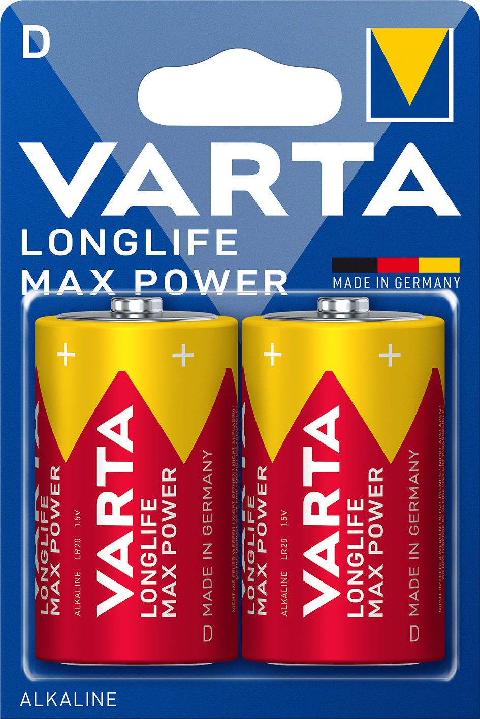 V4720 Varta Longlife Max Power Batterie 2er Blister