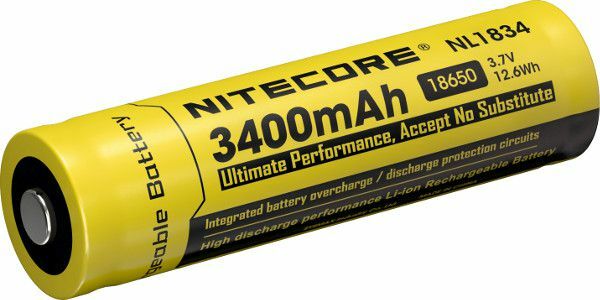 Nitecore Li-Ion Akku 18650 NL1834 3,7V 3400mAh
