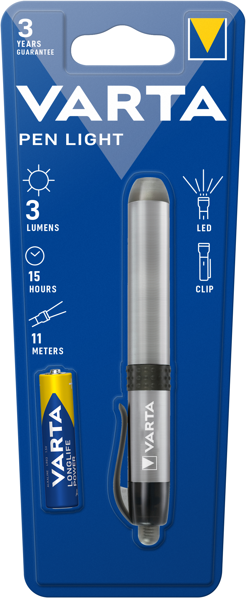 T16611 Varta LED Pen Light 1AAA Stiftlampe