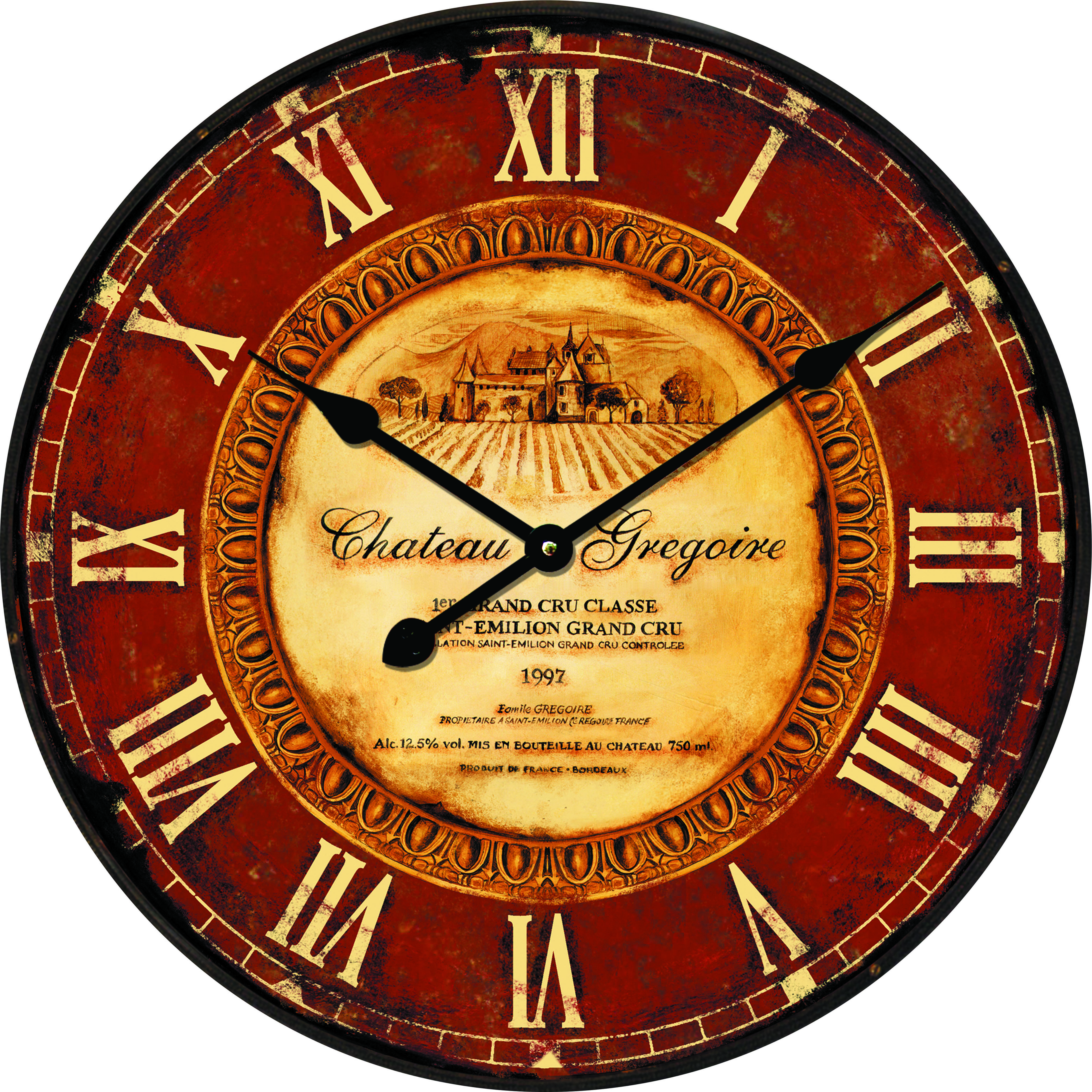 WT1511 technoline XXL-Quarzwanduhr, Ø 50cm