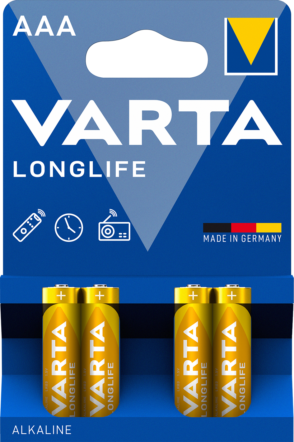 V4103 Varta Longlife  Batterie 4er Blister