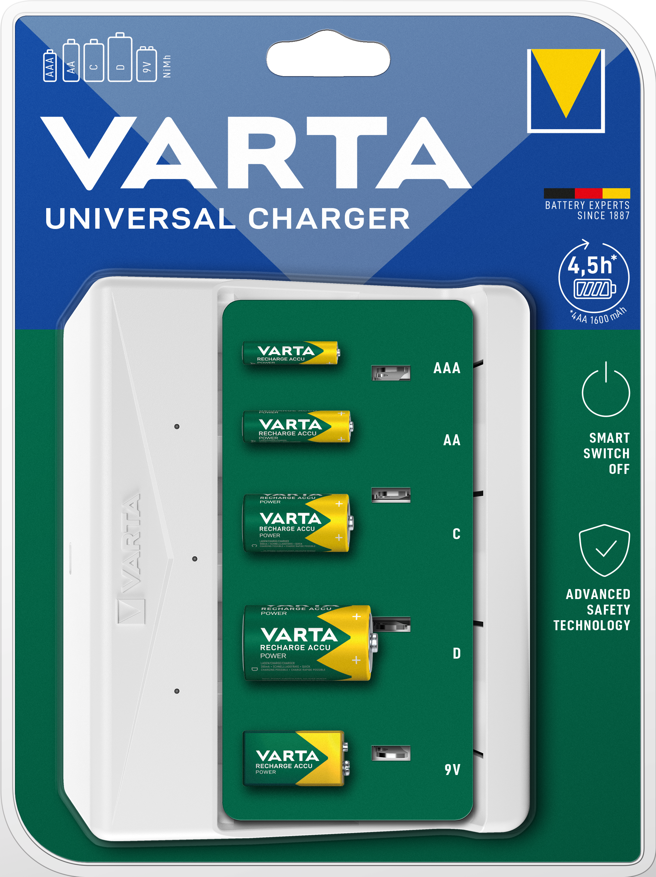 57658101401 Varta Easy Universal Charger